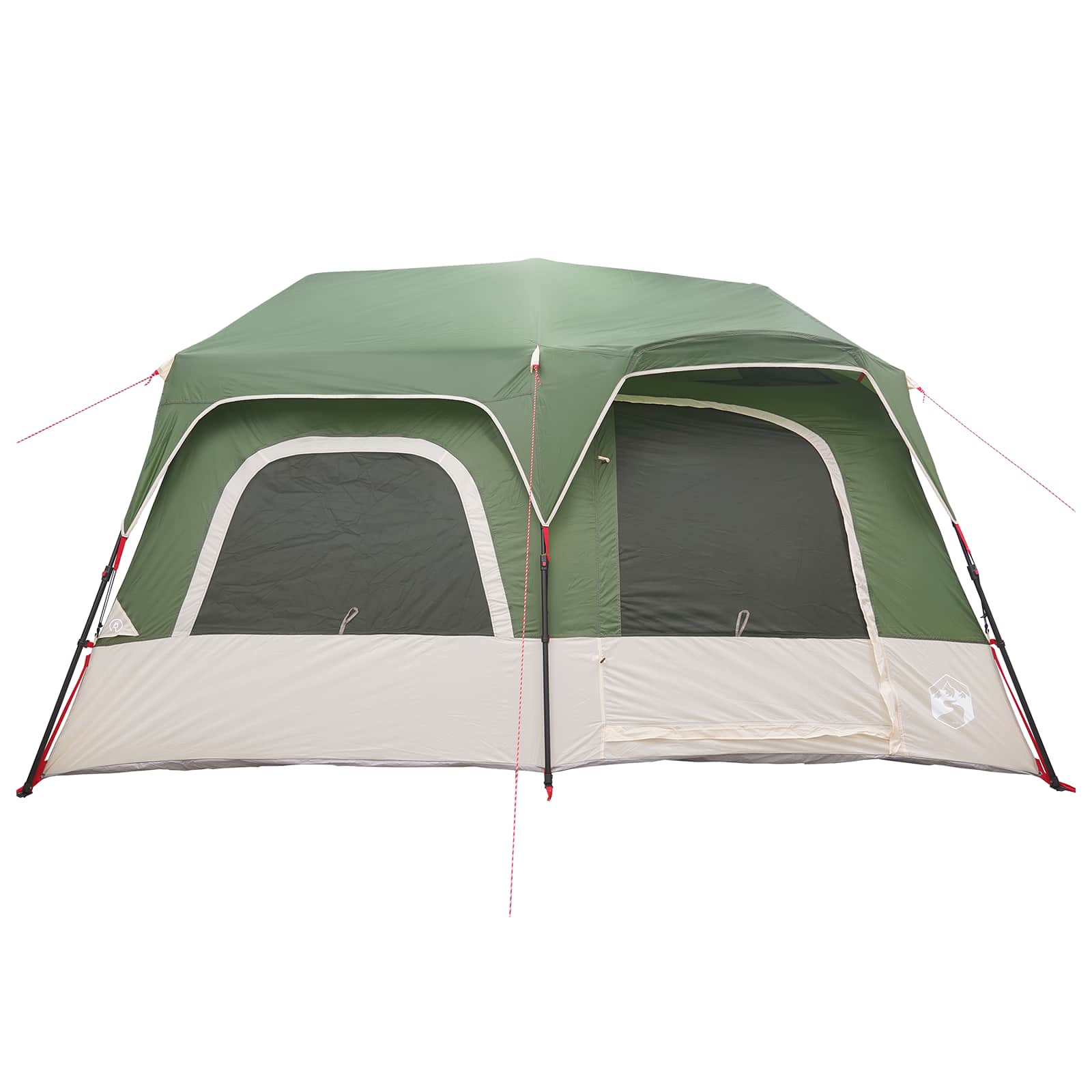 vidaXL Directe Tent Groen 8-persoons 185T Polyester met PU Coating