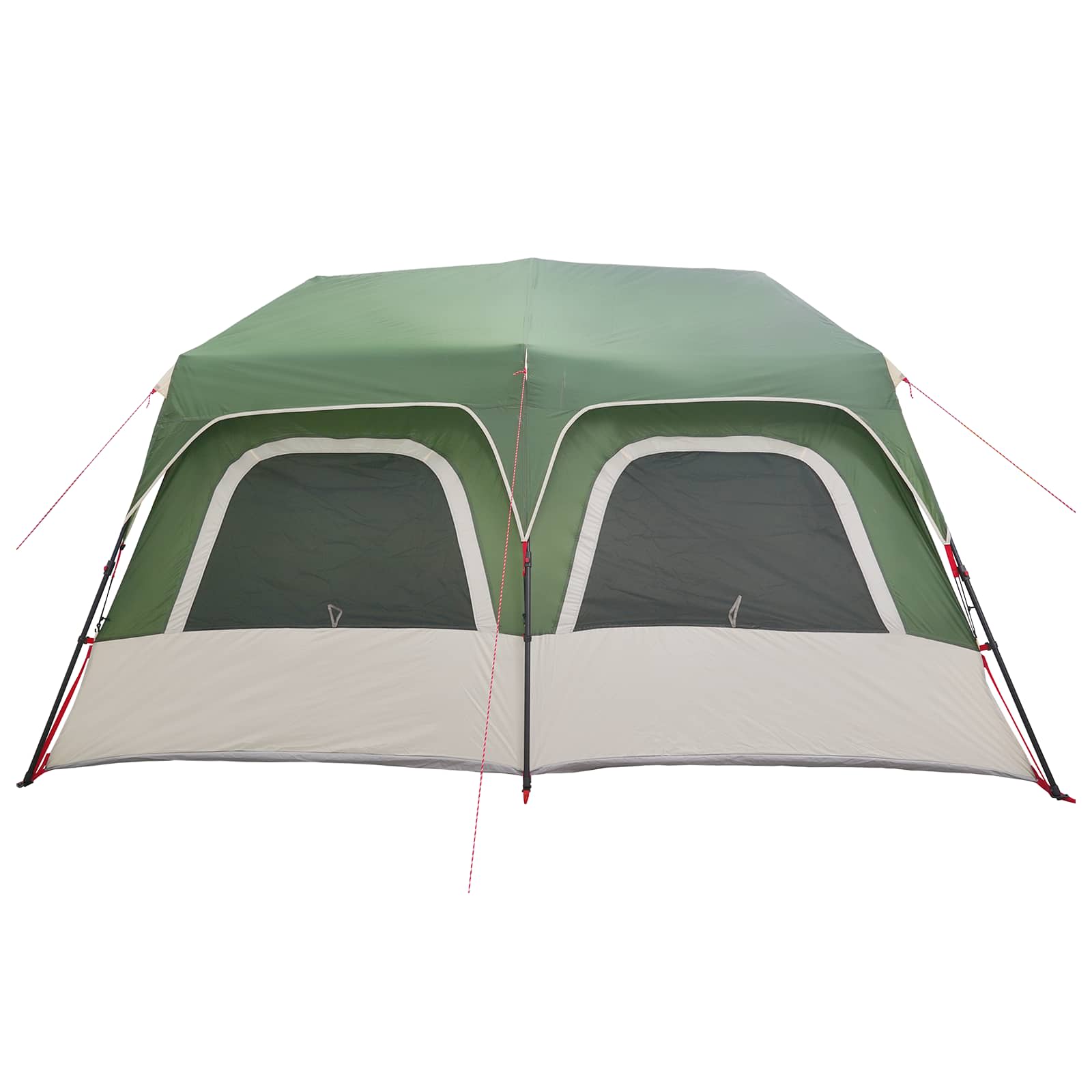 vidaXL Directe Tent Groen 8-persoons 185T Polyester met PU Coating