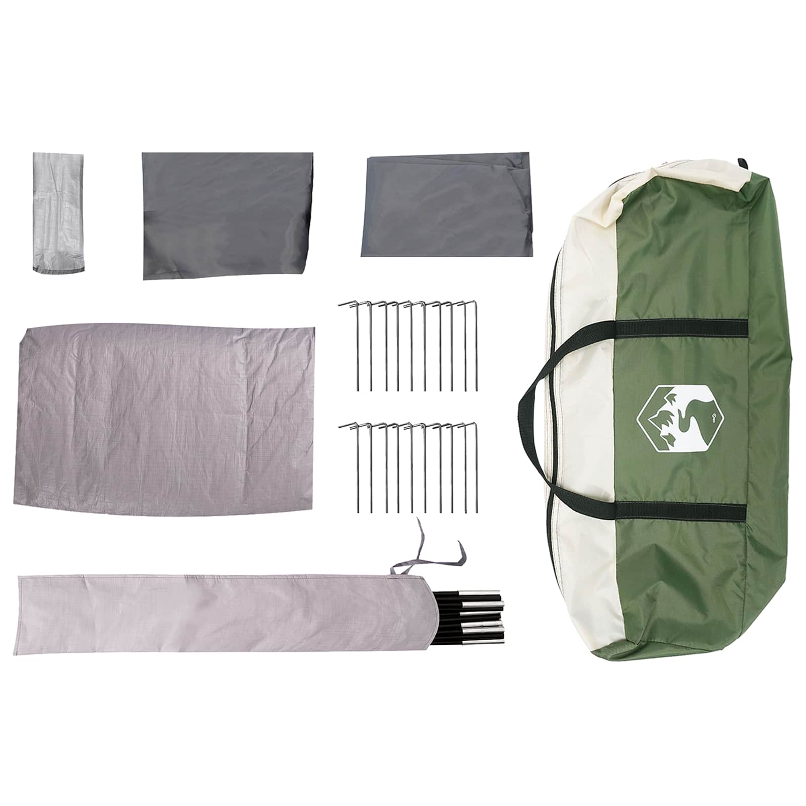 vidaXL Directe Tent Groen 524 x 232 x 192 cm