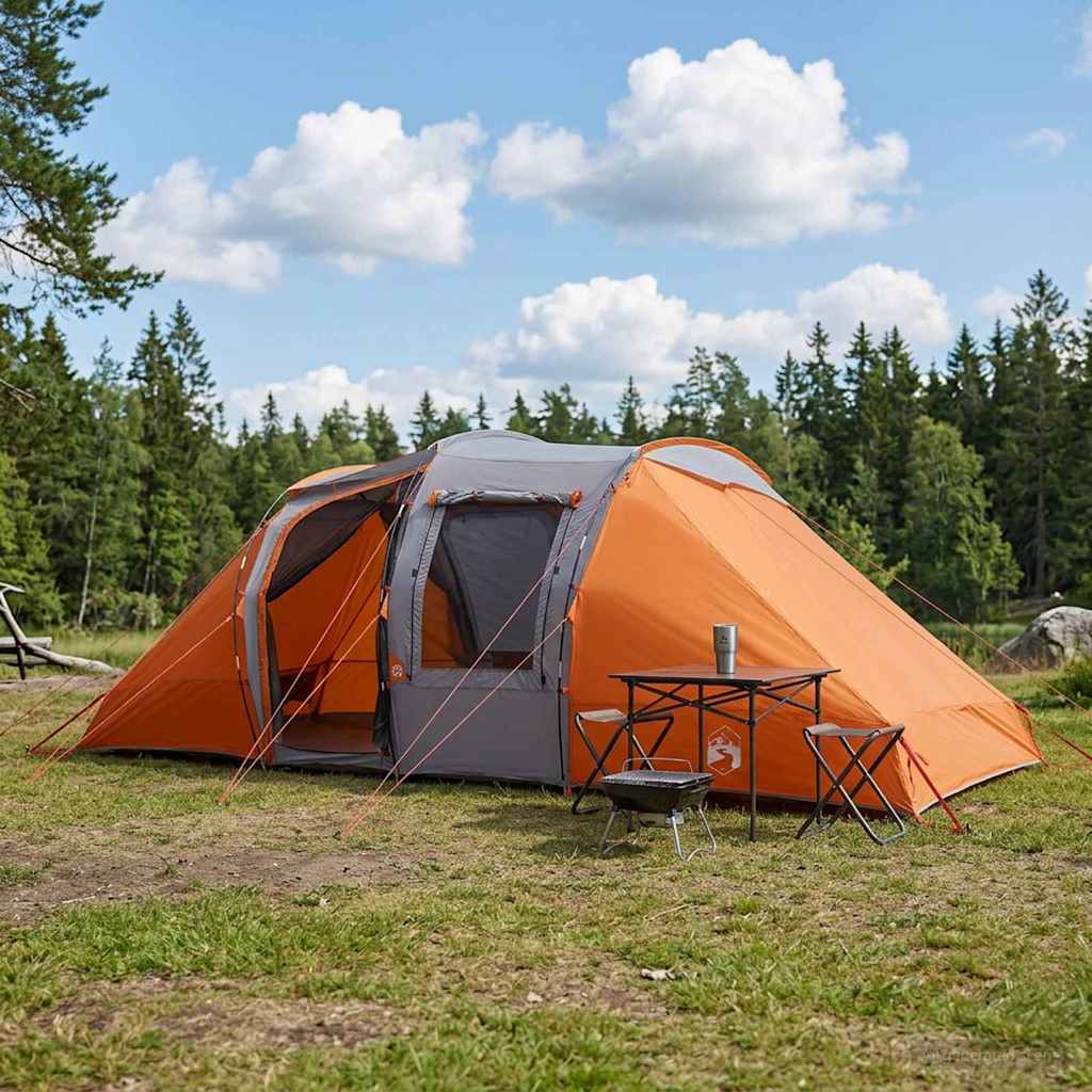 vidaXL Directe Tent Groen 524 x 232 x 192 cm