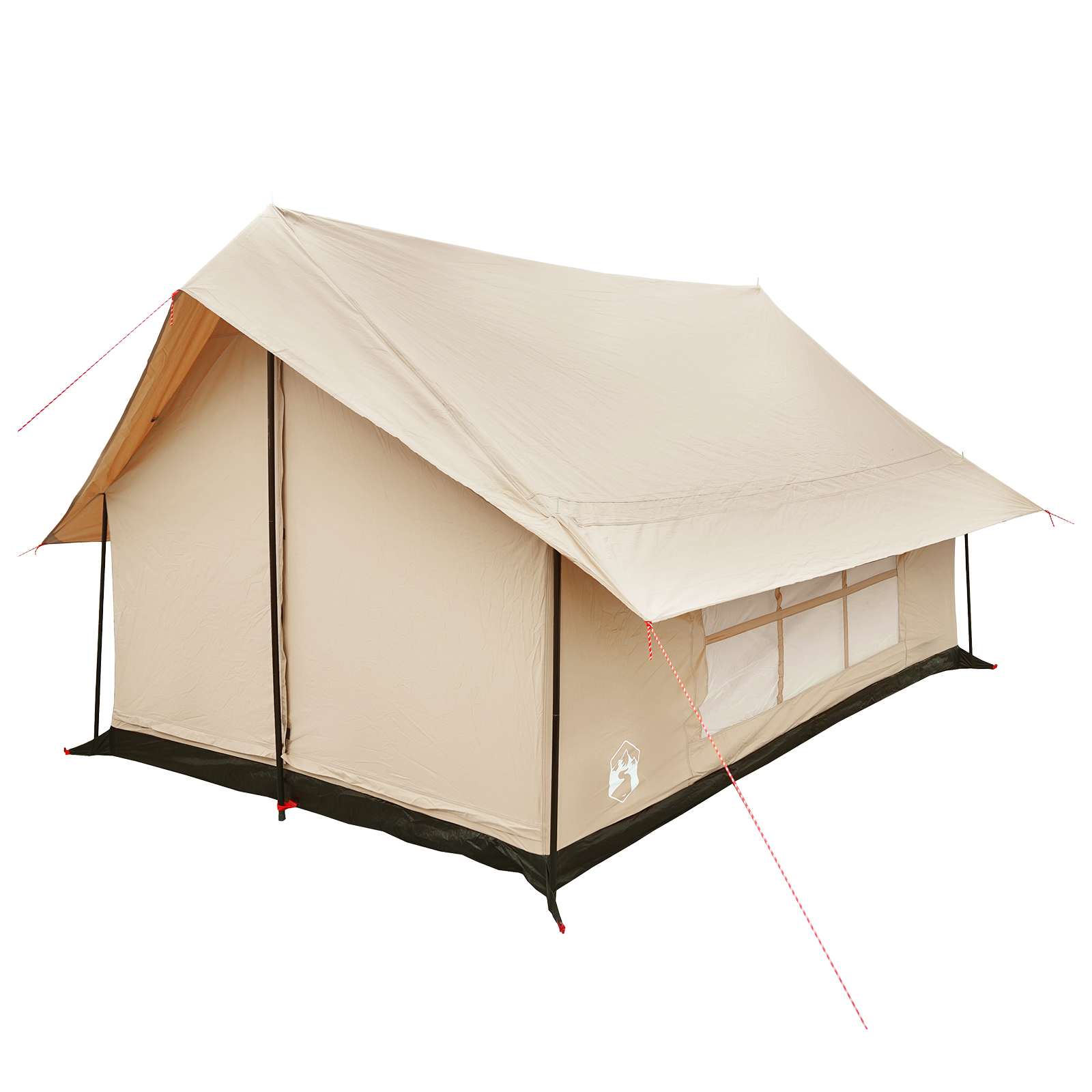 vidaXL Huisje Tent Crèmekleurig 340 x 246 x 210 cm Polykatoen