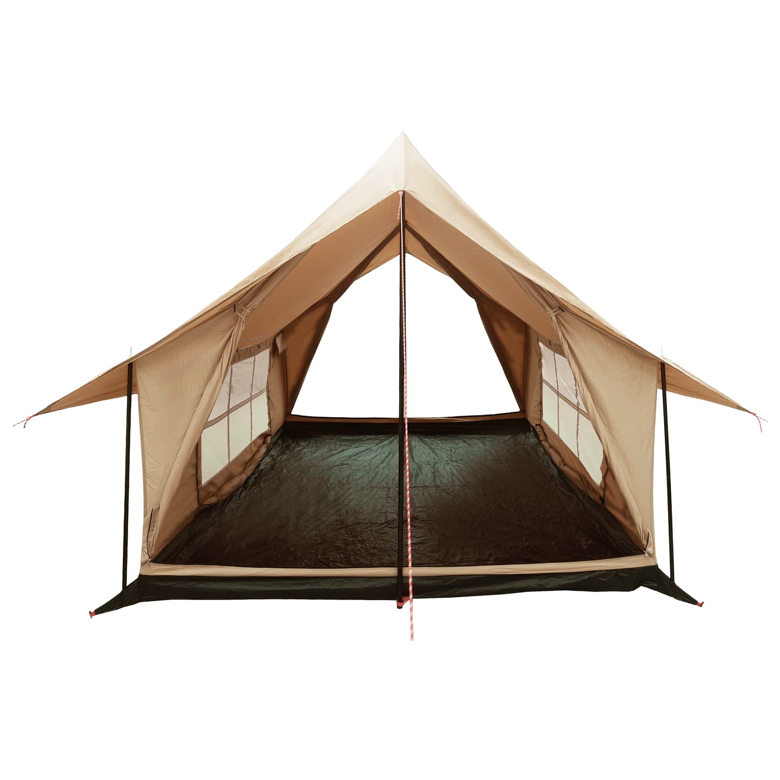 vidaXL Huisje Tent Crèmekleurig 340 x 246 x 210 cm Polykatoen