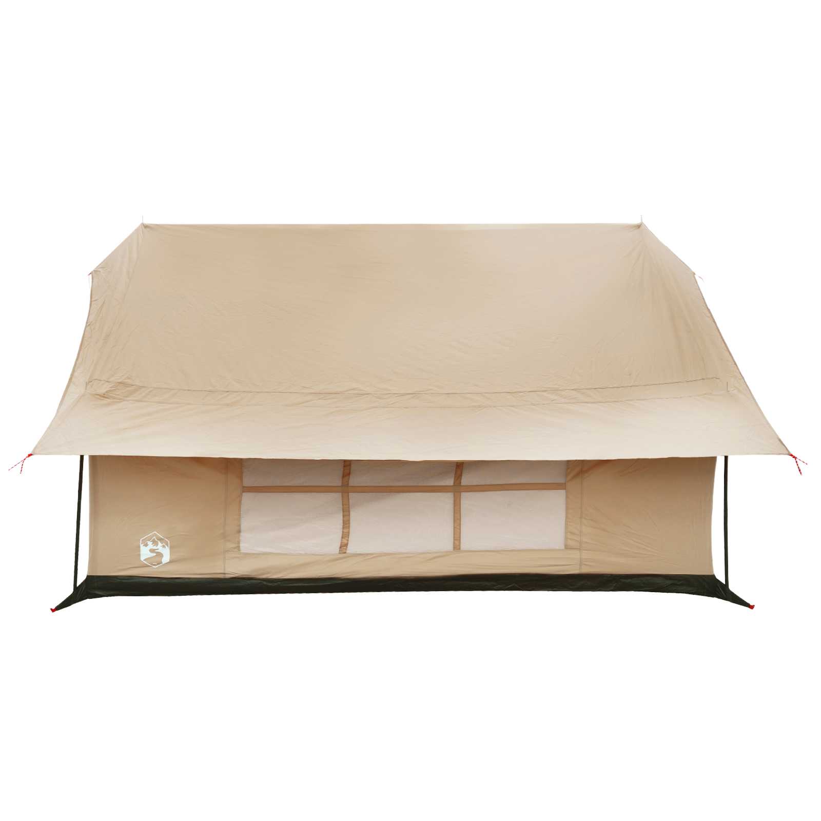vidaXL Huisje Tent Crèmekleurig 340 x 246 x 210 cm Polykatoen