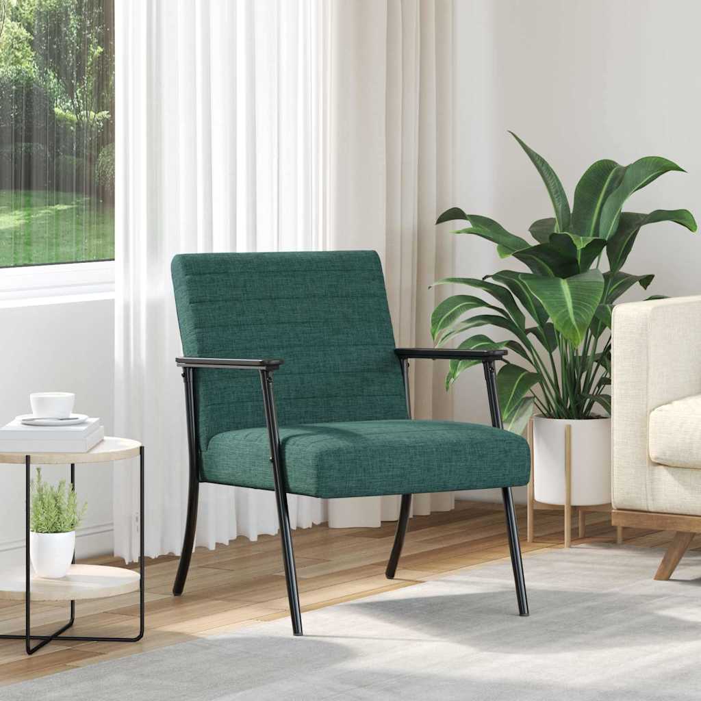 vidaXL Fauteuil Lichtgrijs 59 x 75 x 78 cm Stof