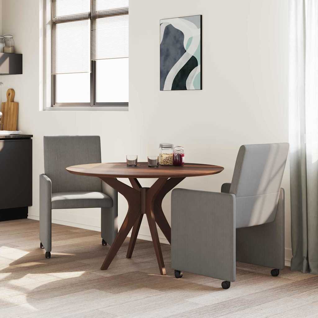 vidaXL Eetstoelen 2 pcs Donkergrijs 57 x 66 x 94 cm Katoenen stof