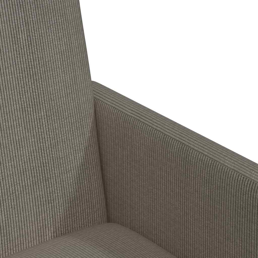 vidaXL Eetstoelen 2 pcs Donkergrijs 57 x 66 x 94 cm Katoenen stof