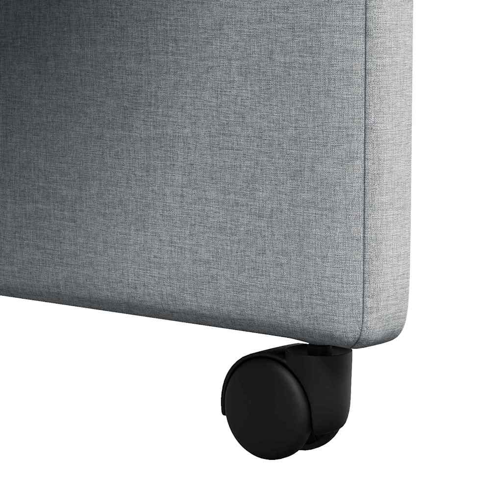vidaXL Eetkamerstoel met kussen 2 pcs Donkergrijs 57 x 66 x 94 cm Stof