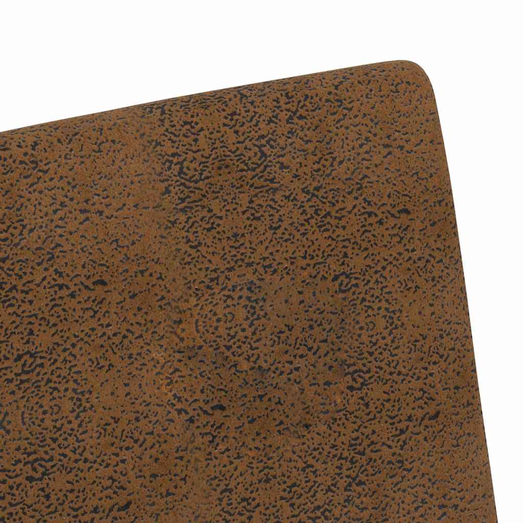 vidaXL Eetstoelen 2 pcs Bruin 57 x 66 x 94 cm Faux suede leer