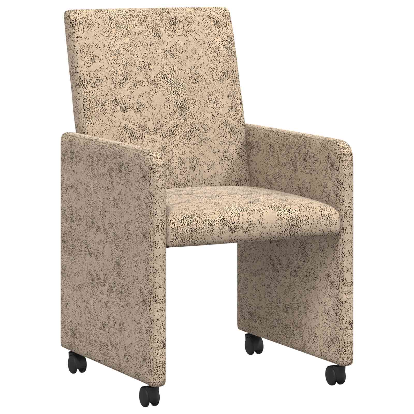 vidaXL Eetstoelen 2 pcs Bruin 57 x 66 x 94 cm Faux suede leer