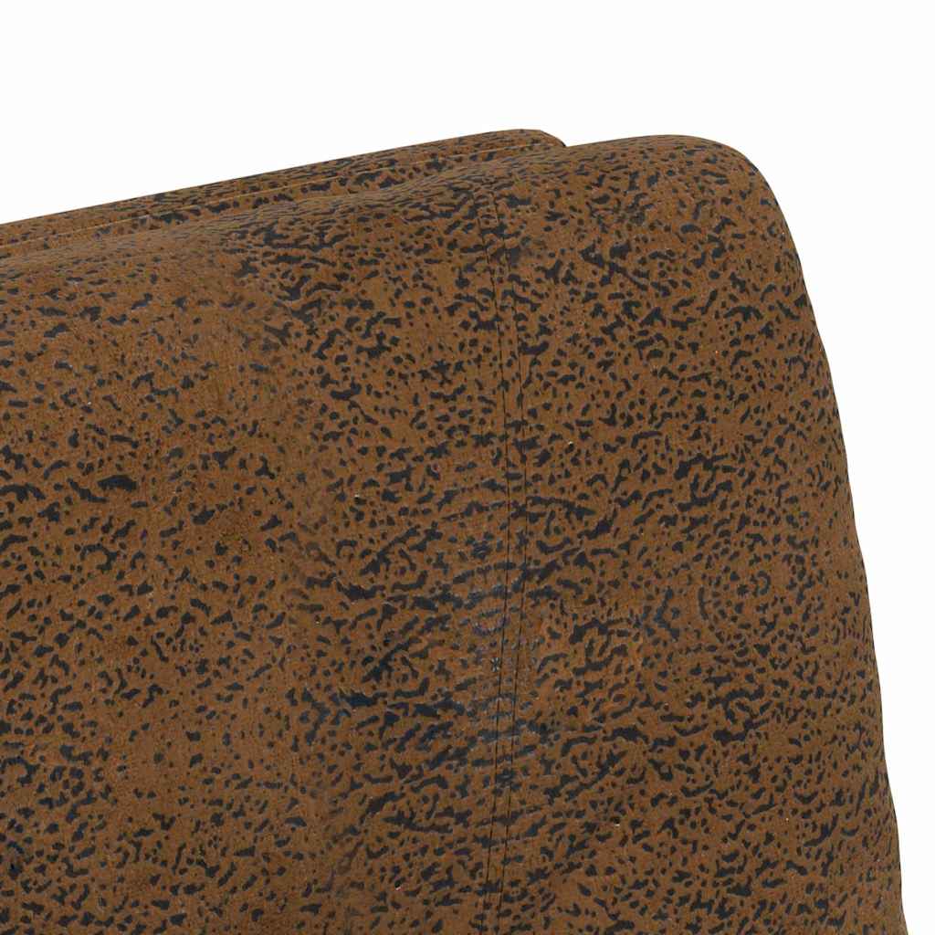 vidaXL Eetstoelen 2 pcs Bruin 57 x 67 x 95 cm Faux suede leer