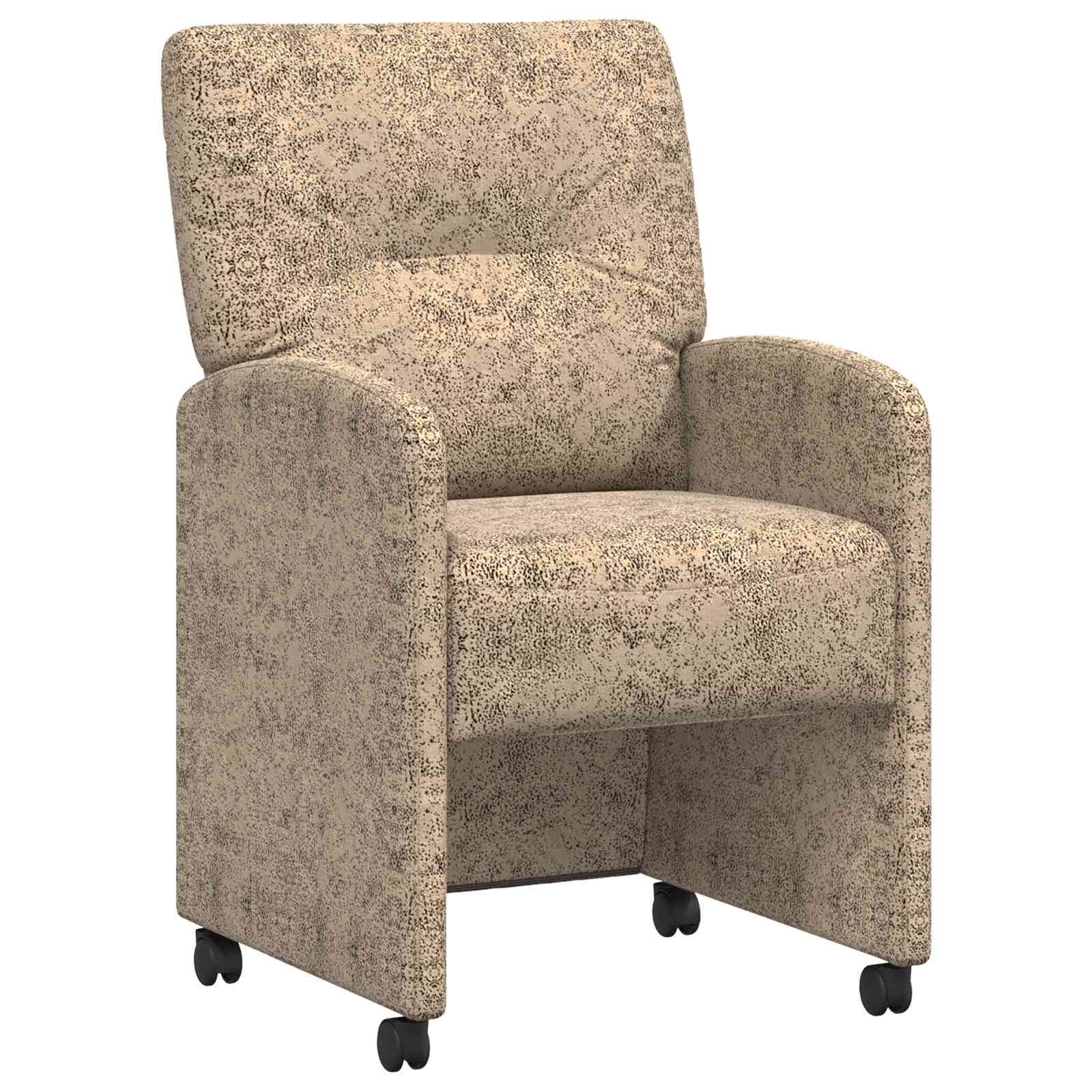 vidaXL Eetstoelen 2 pcs Bruin 57 x 67 x 95 cm Faux suede leer