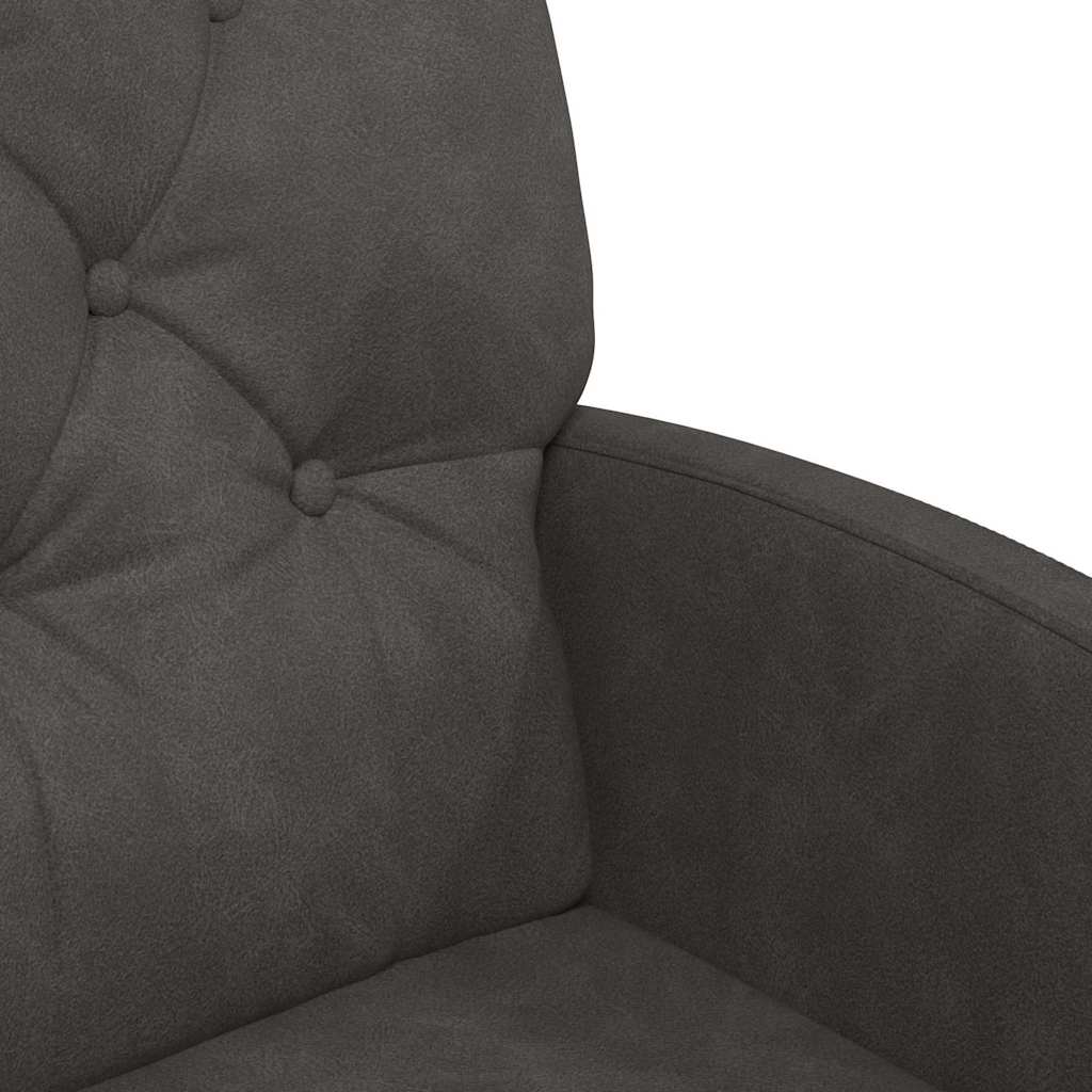 vidaXL Eetstoelen met wielen 2 pcs Zwart 58 x 67 x 97 cm Kunstleer