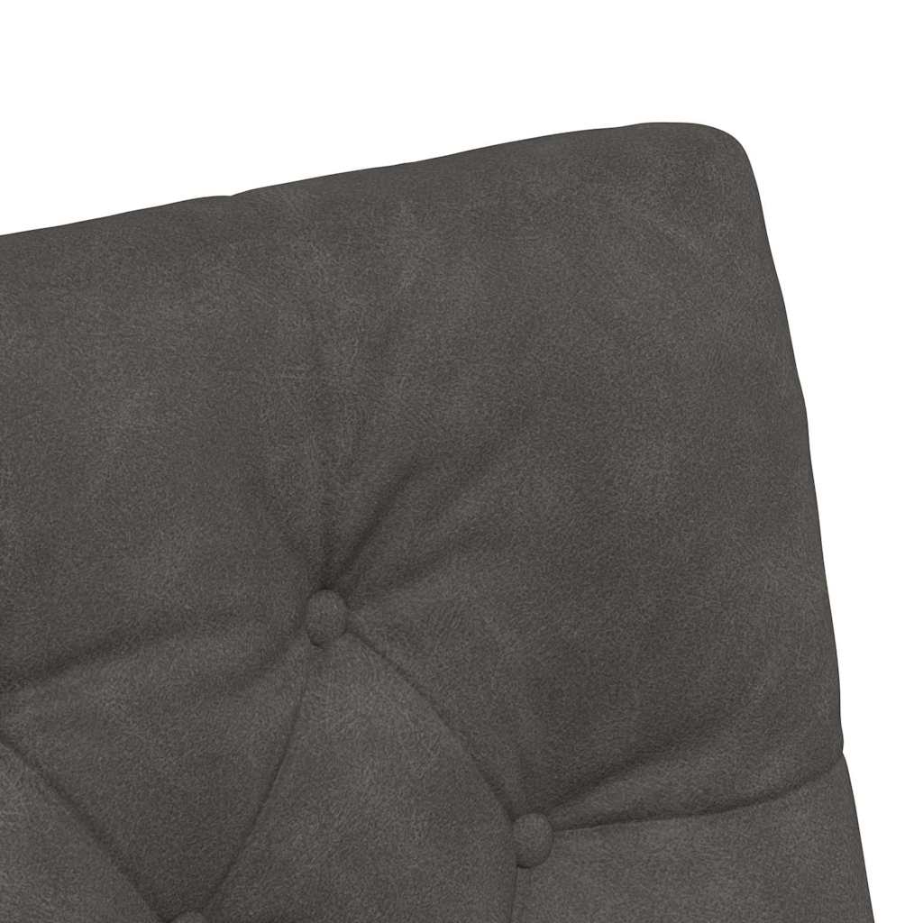 vidaXL Eetstoelen met wielen 2 pcs Zwart 58 x 67 x 97 cm Kunstleer