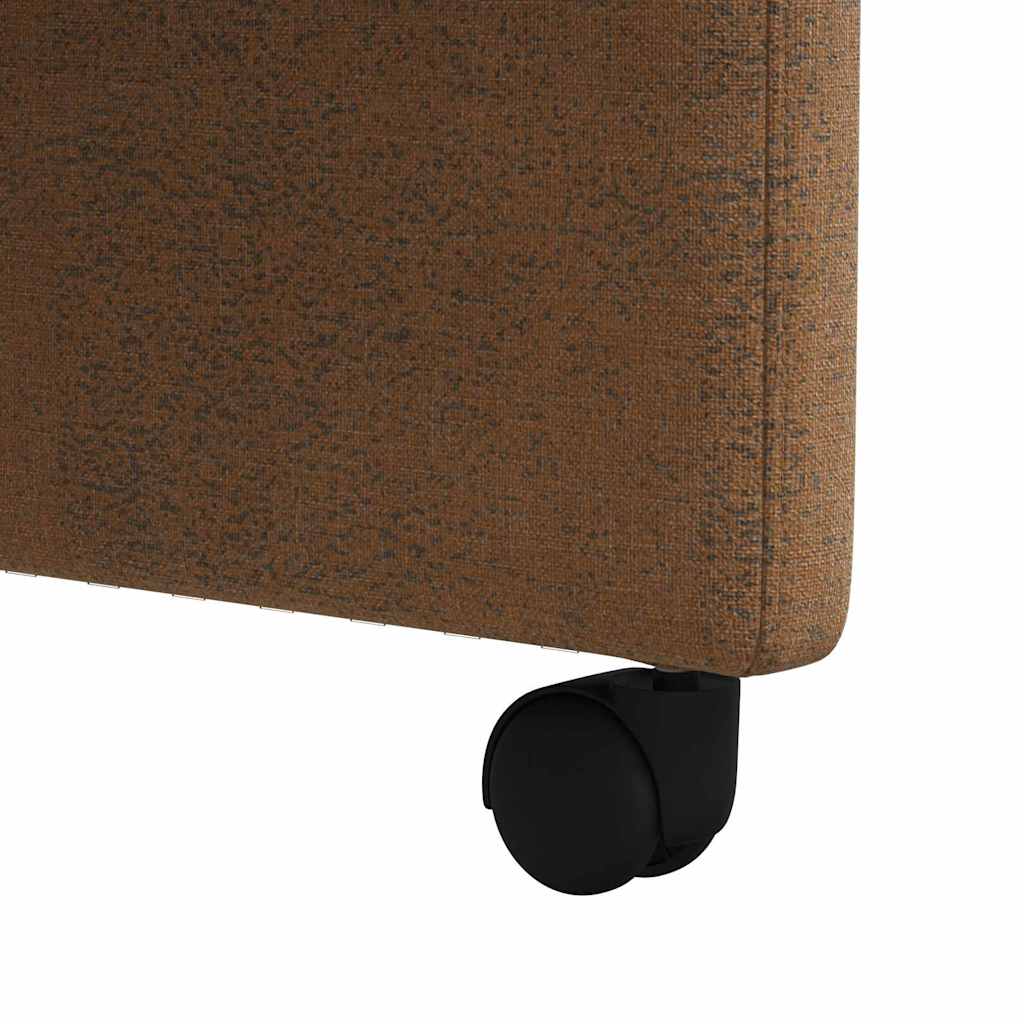 vidaXL Eetstoelen 2 pcs Bruin 57 x 67 x 98 cm Faux suede leer