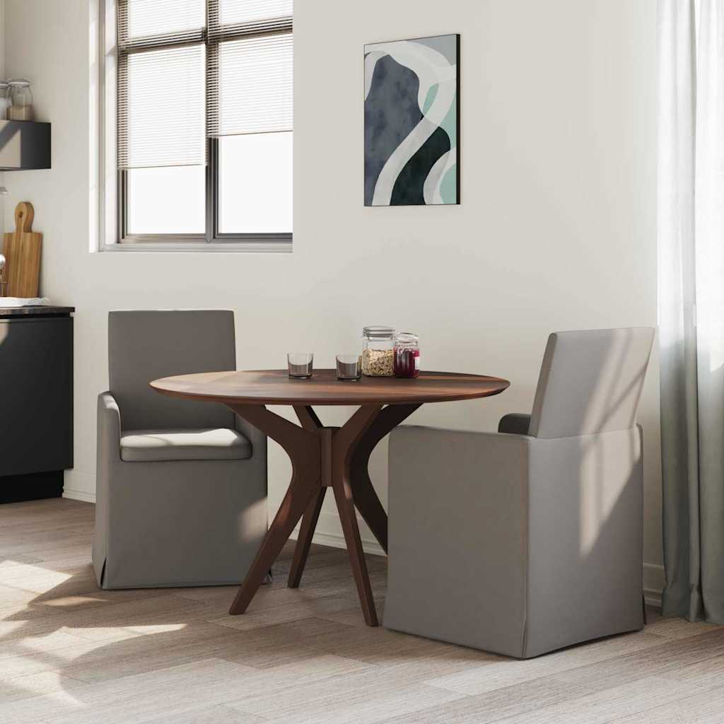 vidaXL Eetstoelen met wielen 2 pcs Beige 57 x 67 x 95 cm Linnen