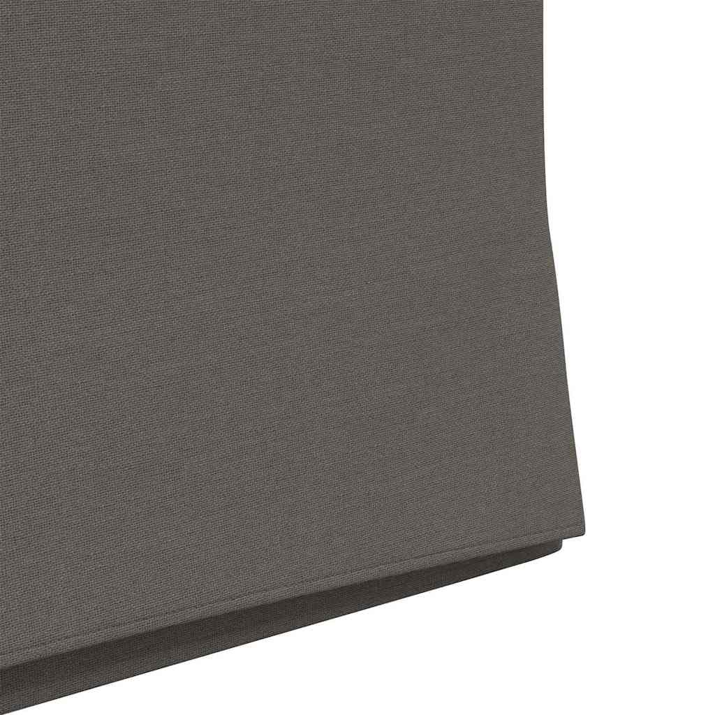 vidaXL Eetstoelen met wielen 2 pcs Beige 57 x 67 x 95 cm Linnen