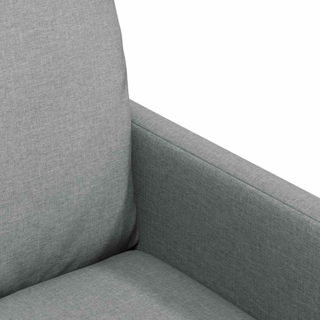 vidaXL Eetstoelen 2 pcs Lichtgrijs 57 x 67 x 98 cm Stof