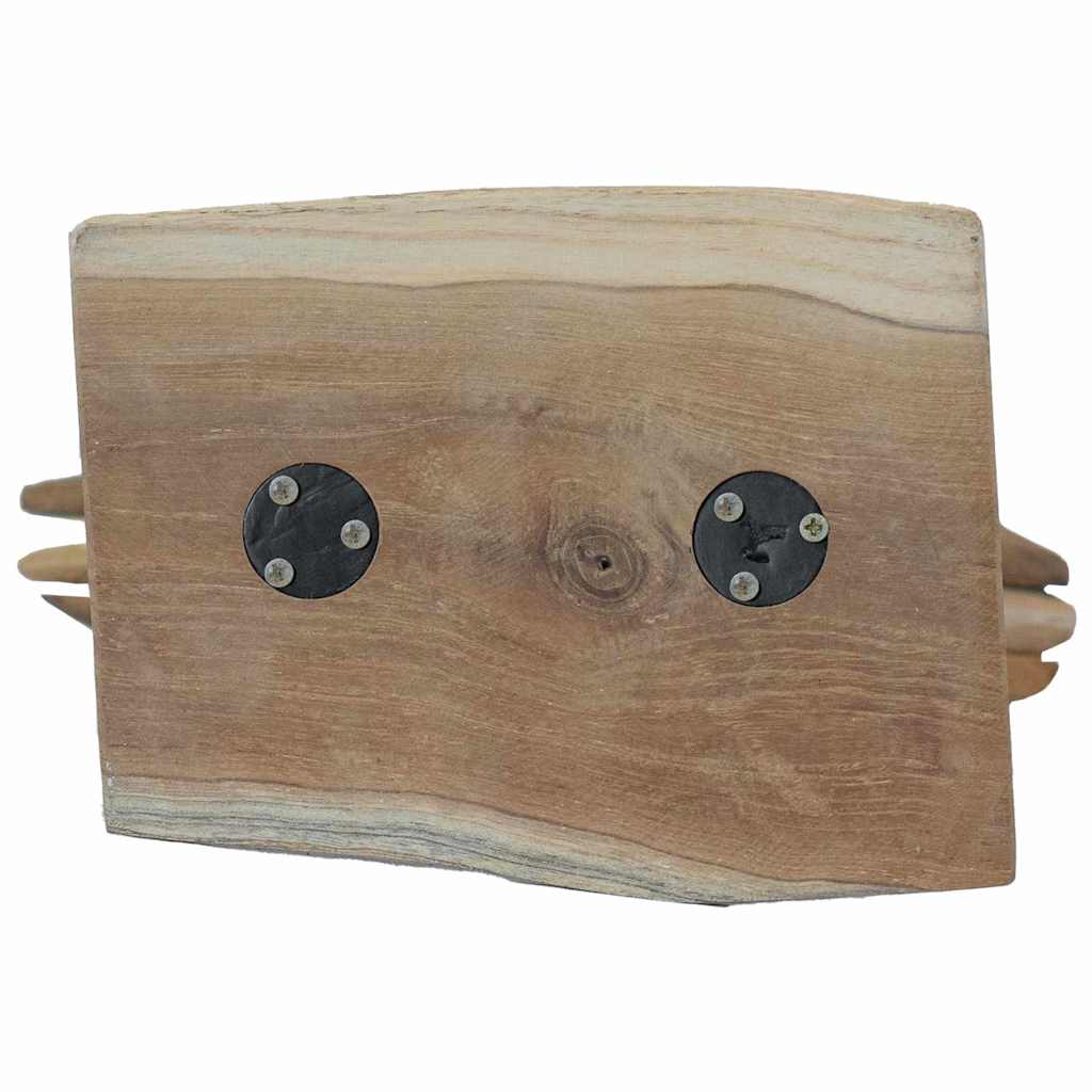 vidaXL Kerstster Bruin 30 x 5 x 45 cm Massief Teakhout