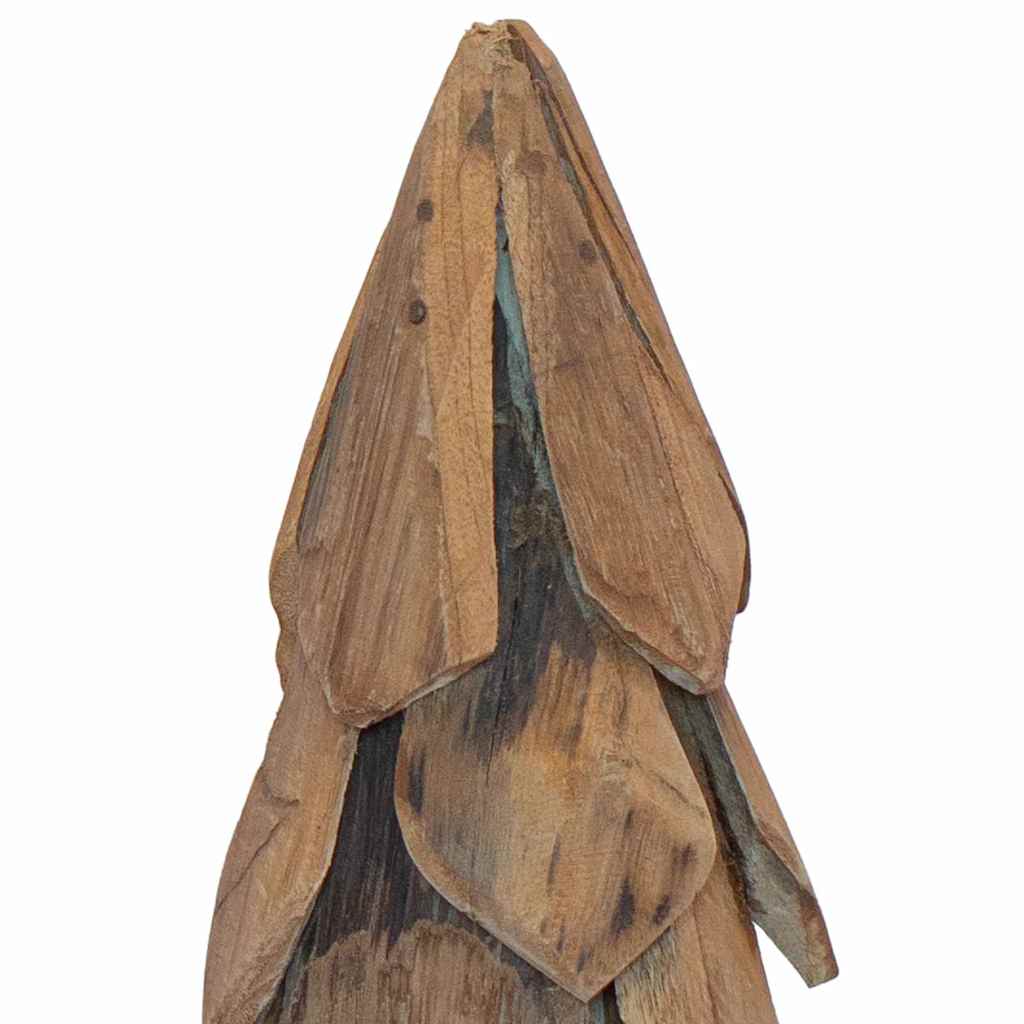 vidaXL Kerstboom met standaard Bruin 50 cm Massief teakhout