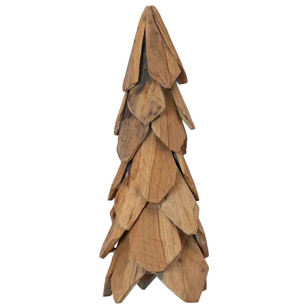 vidaXL Kerstboom met standaard Bruin 50 cm Massief teakhout