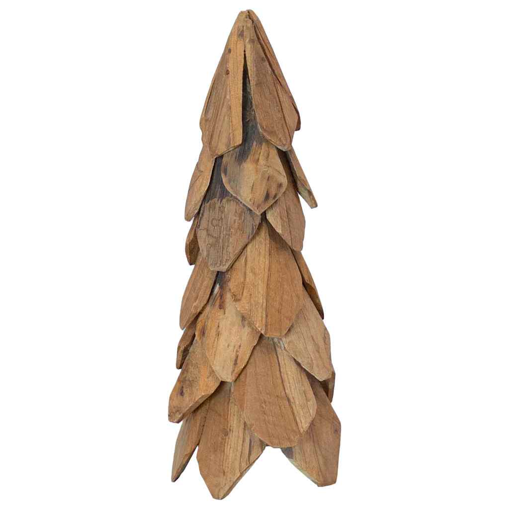 vidaXL Kerstboom met standaard Bruin 50 cm Massief teakhout