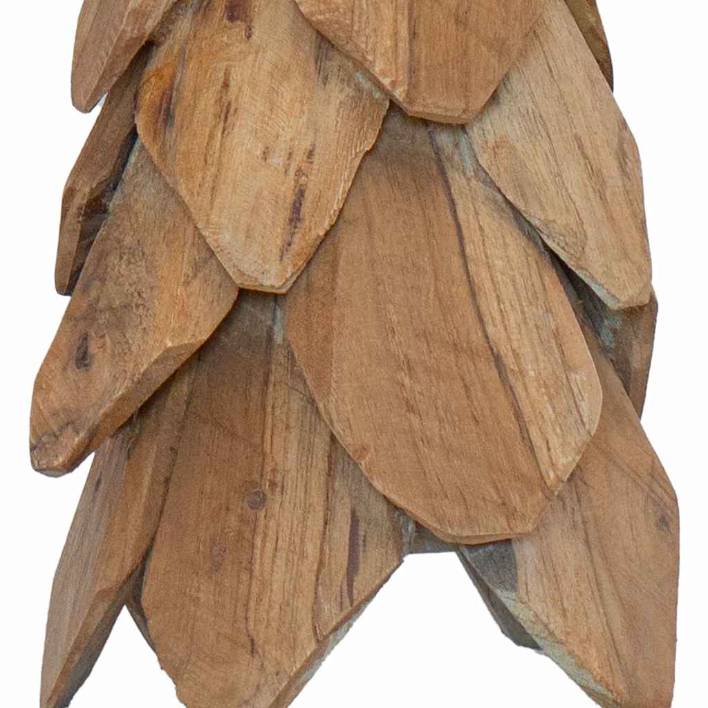 vidaXL Kerstboom met standaard Bruin 50 cm Massief teakhout