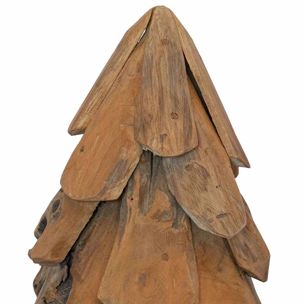 vidaXL Kerstboom met standaard Bruin 60 cm Massief teakhout