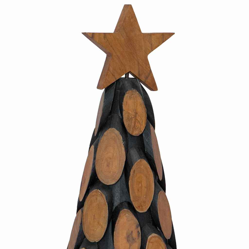 vidaXL Kerstboom met standaard Bruin 60 cm Massief teakhout