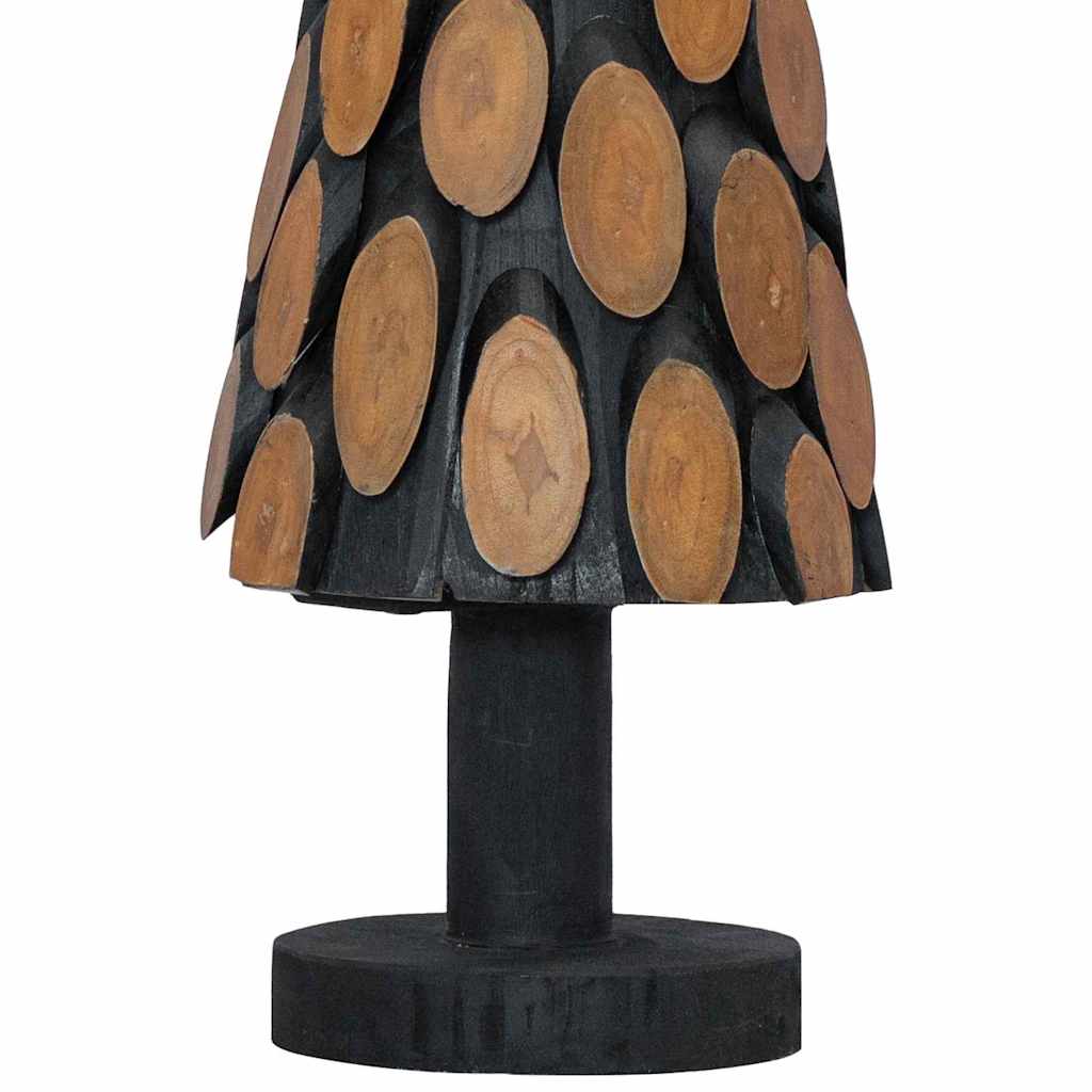 vidaXL Kerstboom met standaard Bruin 60 cm Massief teakhout