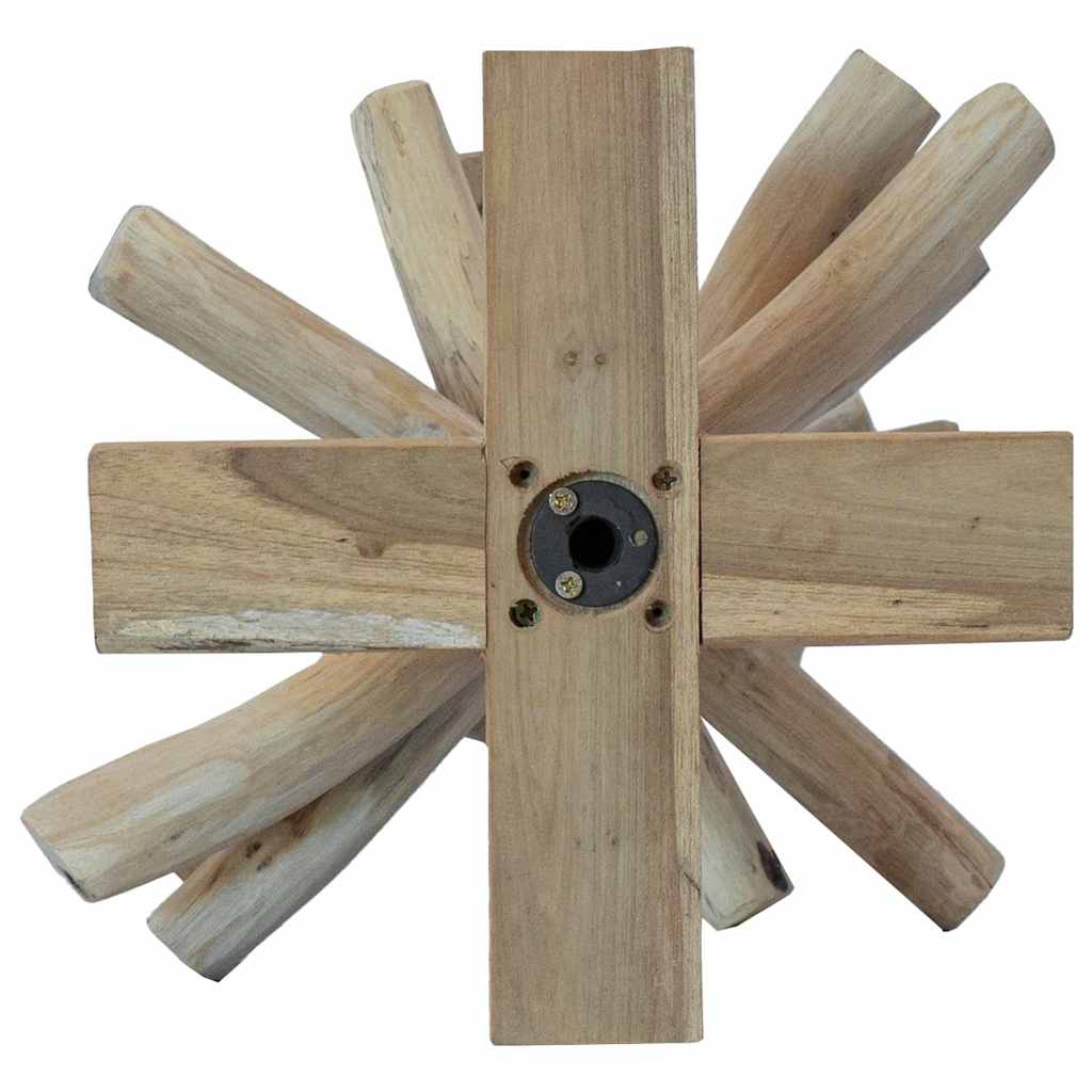 vidaXL Kerstboom met standaard Bruin 60 cm Massief teakhout