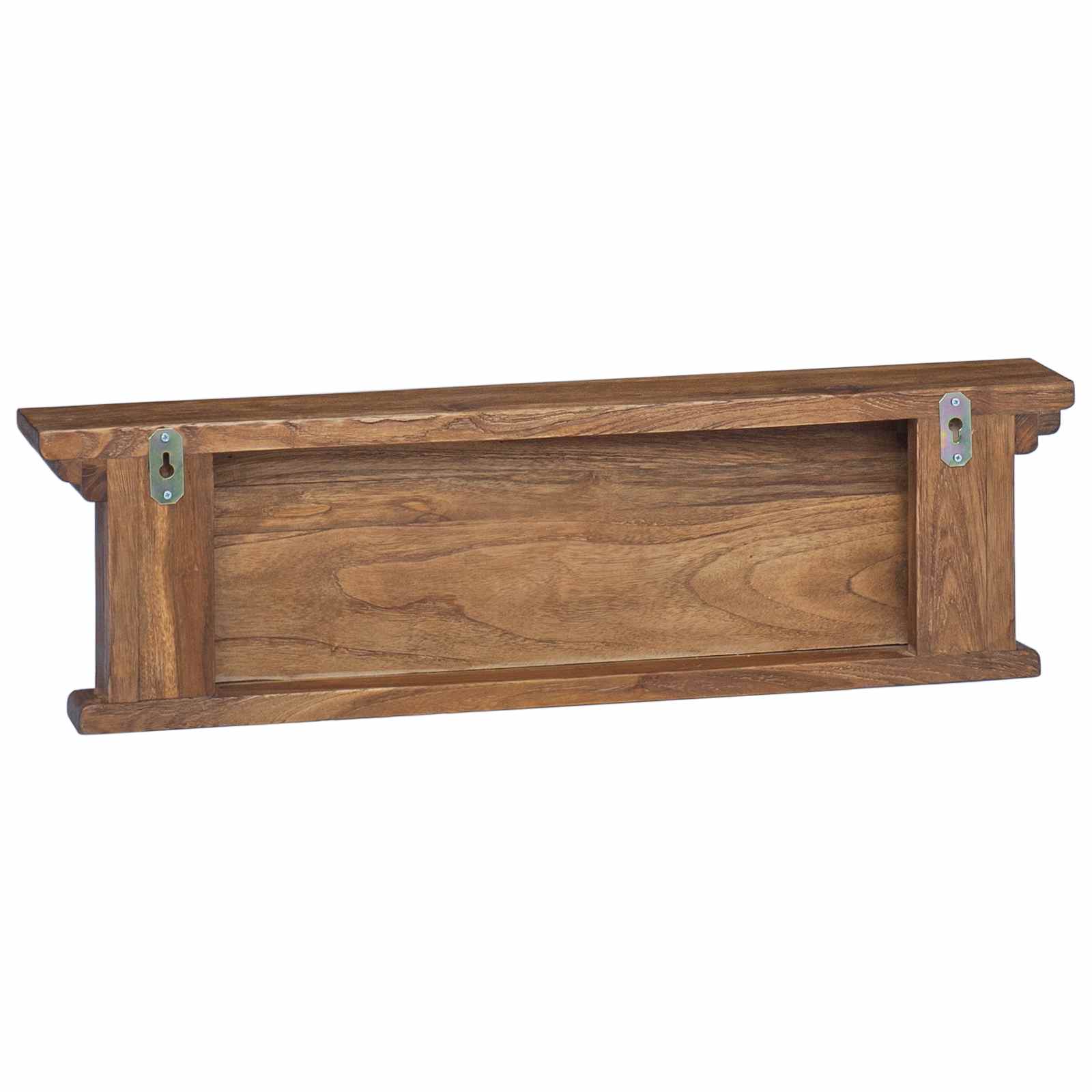 vidaXL Wand gemonteerde kapstok Wandgemonteerd Naturel 70 x 10 x 20 cm