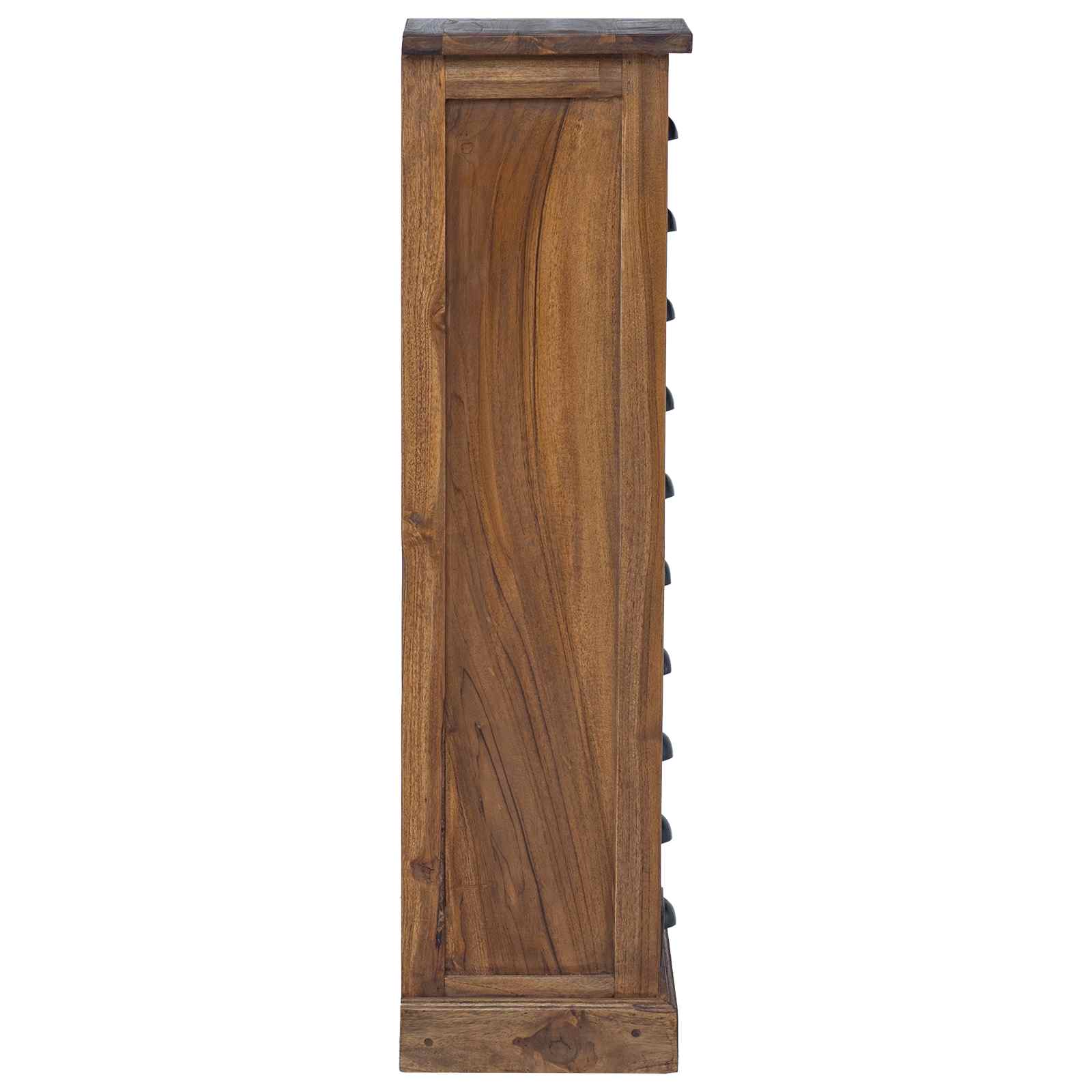 vidaXL Ladekast met lade Bruin 35,5 x 29,5 x 60 cm Massief Teakhout