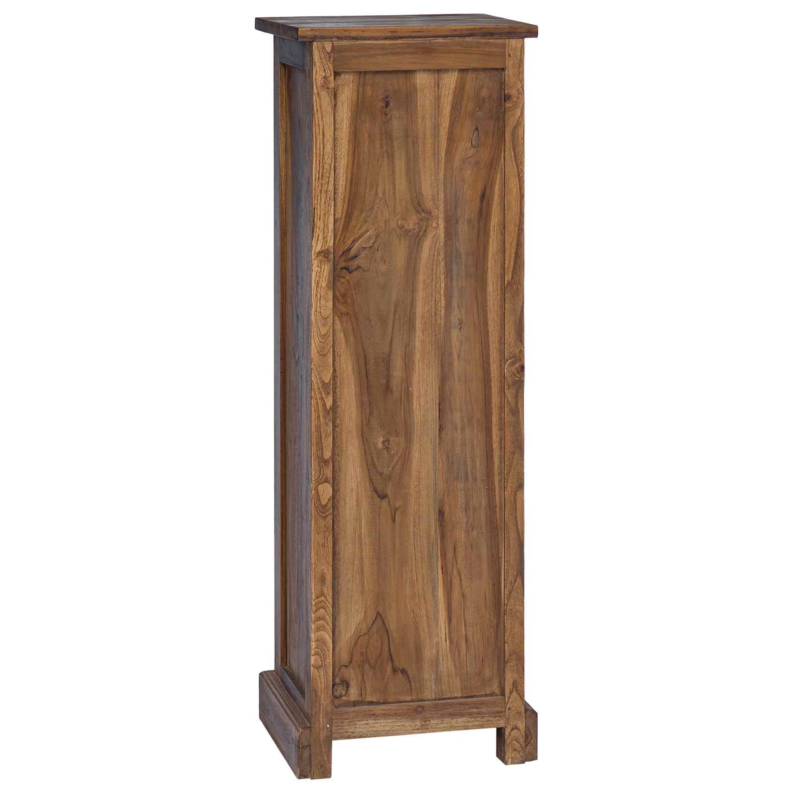 vidaXL Ladekast met lade Bruin 35,5 x 29,5 x 60 cm Massief Teakhout
