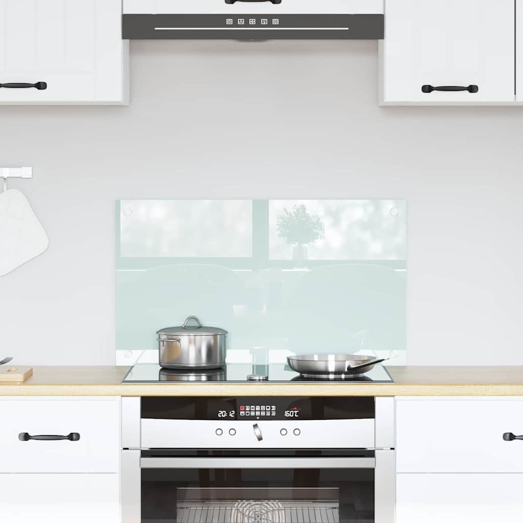 vidaXL Keuken Achterwand 2 pcs Lichtgrijs 70 x 40 cm gehard glas