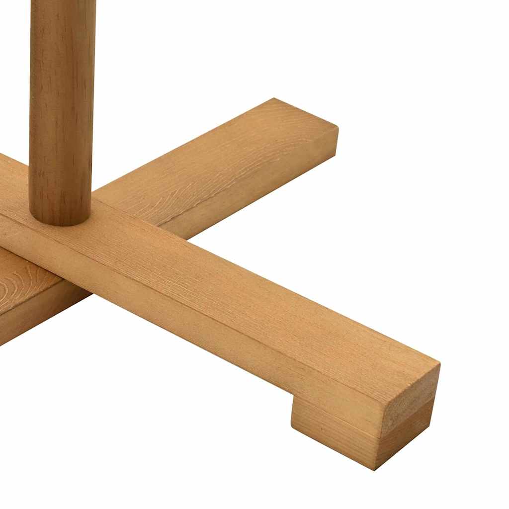 vidaXL Houten kerstboom met standaard Naturel 75 cm Massief grenenhout