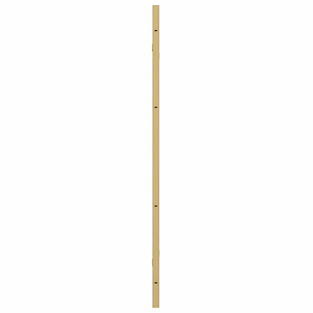 vidaXL Douche Omhulsel Goud 130 x 138 cm ESG-glas en aluminium