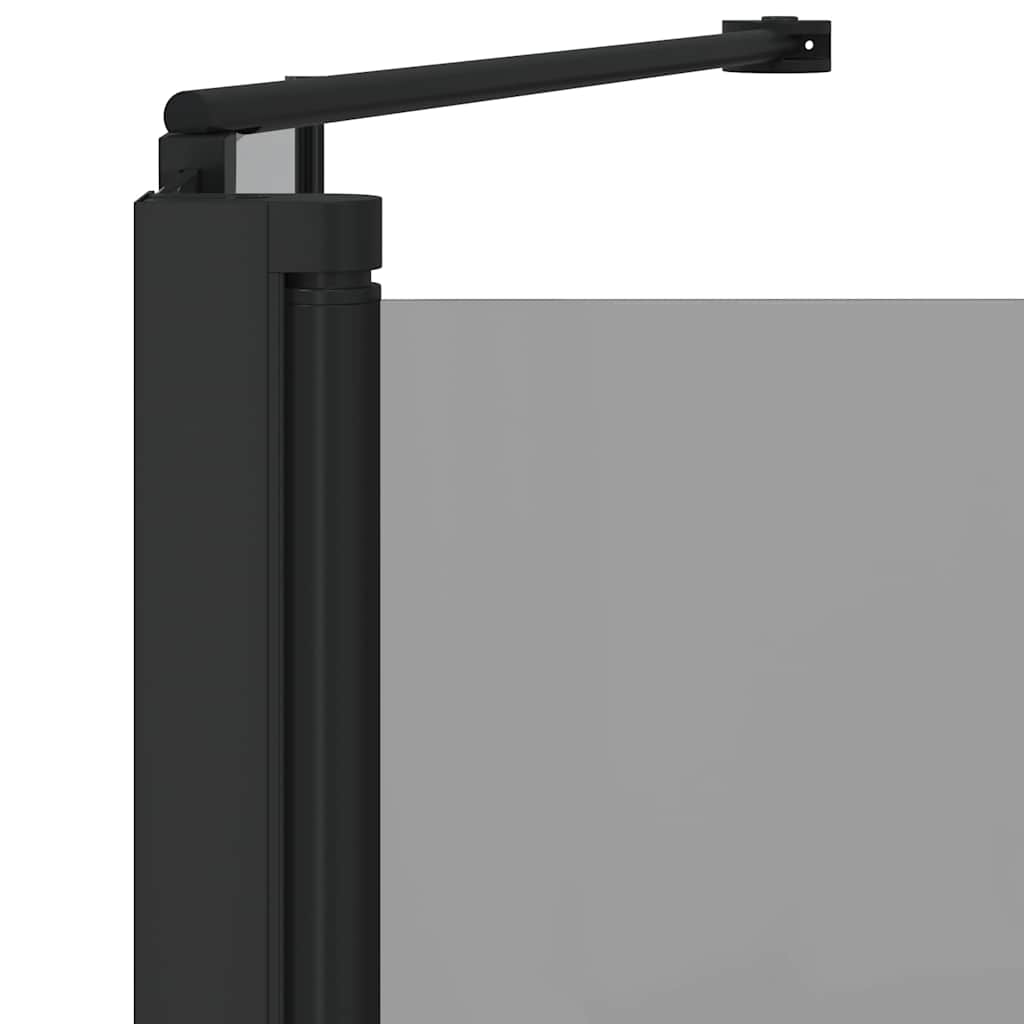 vidaXL Bi-Vouw Douche Omheining Donker Transparant 120 x 67 x 129 cm