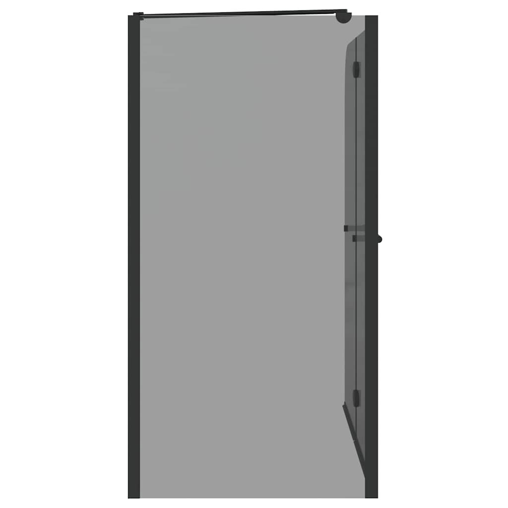 vidaXL Bi-Vouw Douche Omheining Donker Transparant 120 x 67 x 129 cm