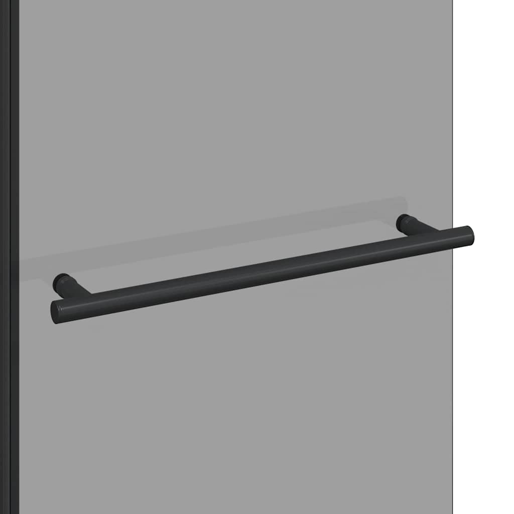 vidaXL Bi-Vouw Douche Omheining Donker Transparant 120 x 67 x 129 cm