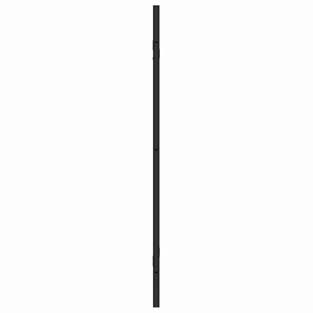 Douche Omhulsel Zwart en transparant 130 x 130 cm gehard glas