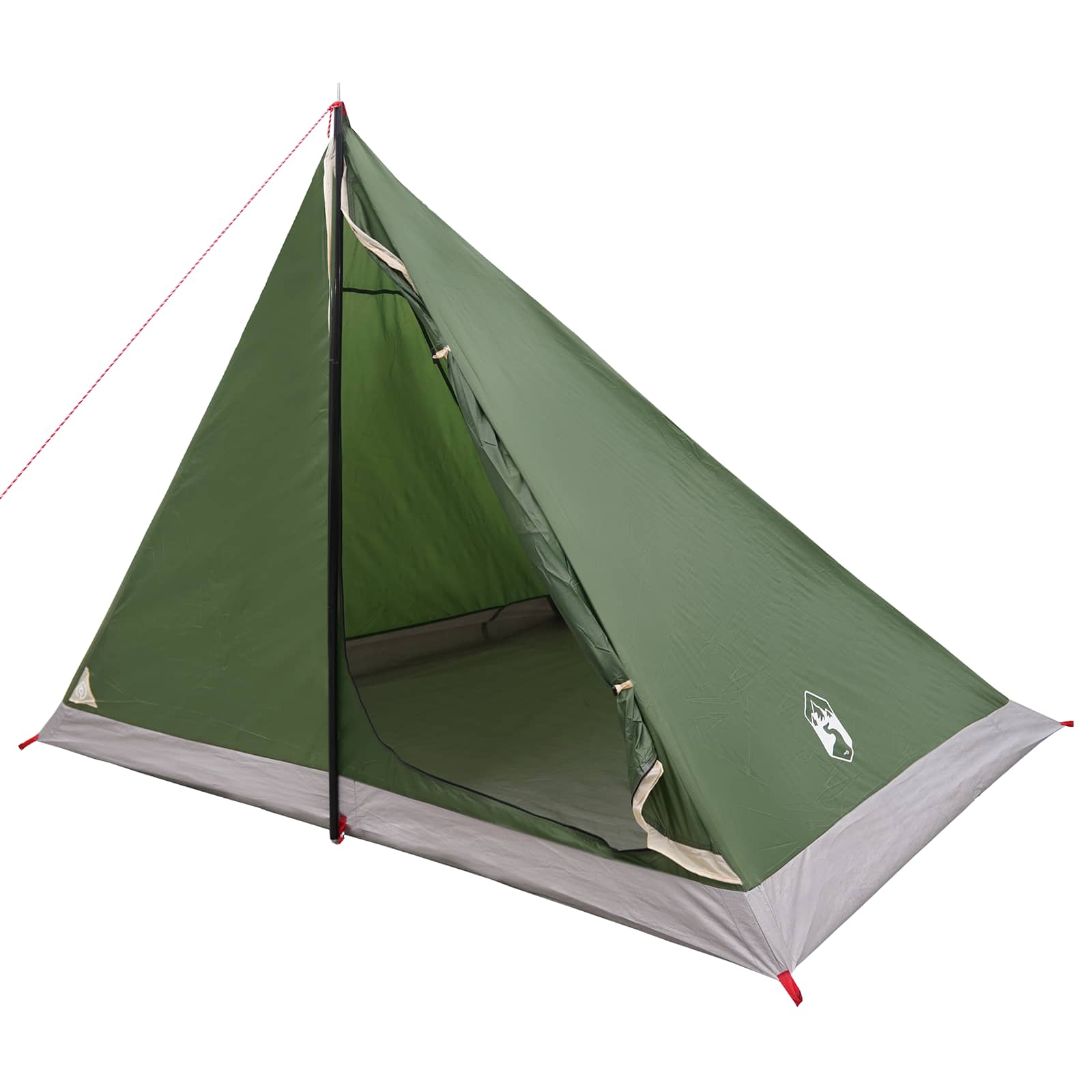 vidaXL Backpacking Tent Groen 4-persoons 185T Polyester met PU Coating
