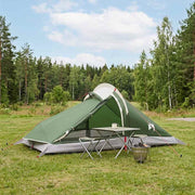 vidaXL Backpacking Tent Groen 4-persoons 185T Polyester met PU Coating