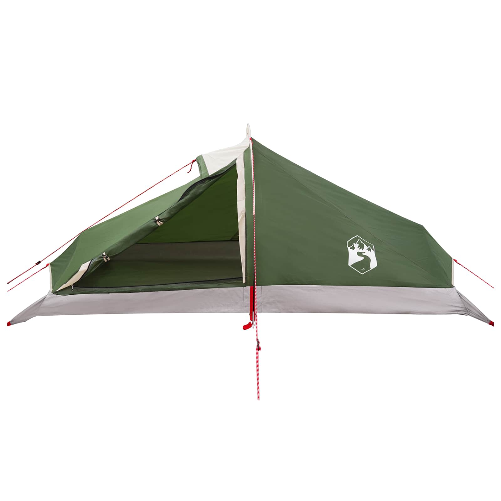 vidaXL Backpacking Tent Groen 4-persoons 185T Polyester met PU Coating