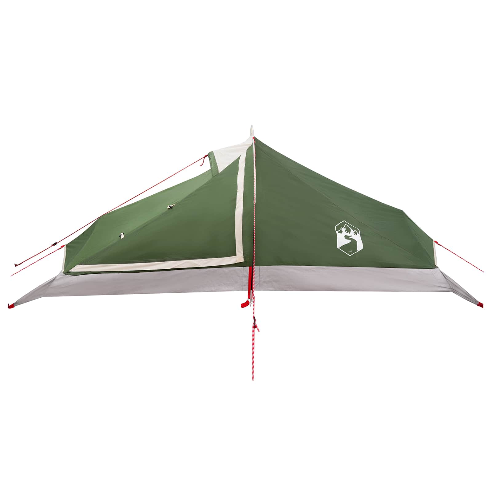 vidaXL Backpacking Tent Groen 4-persoons 185T Polyester met PU Coating