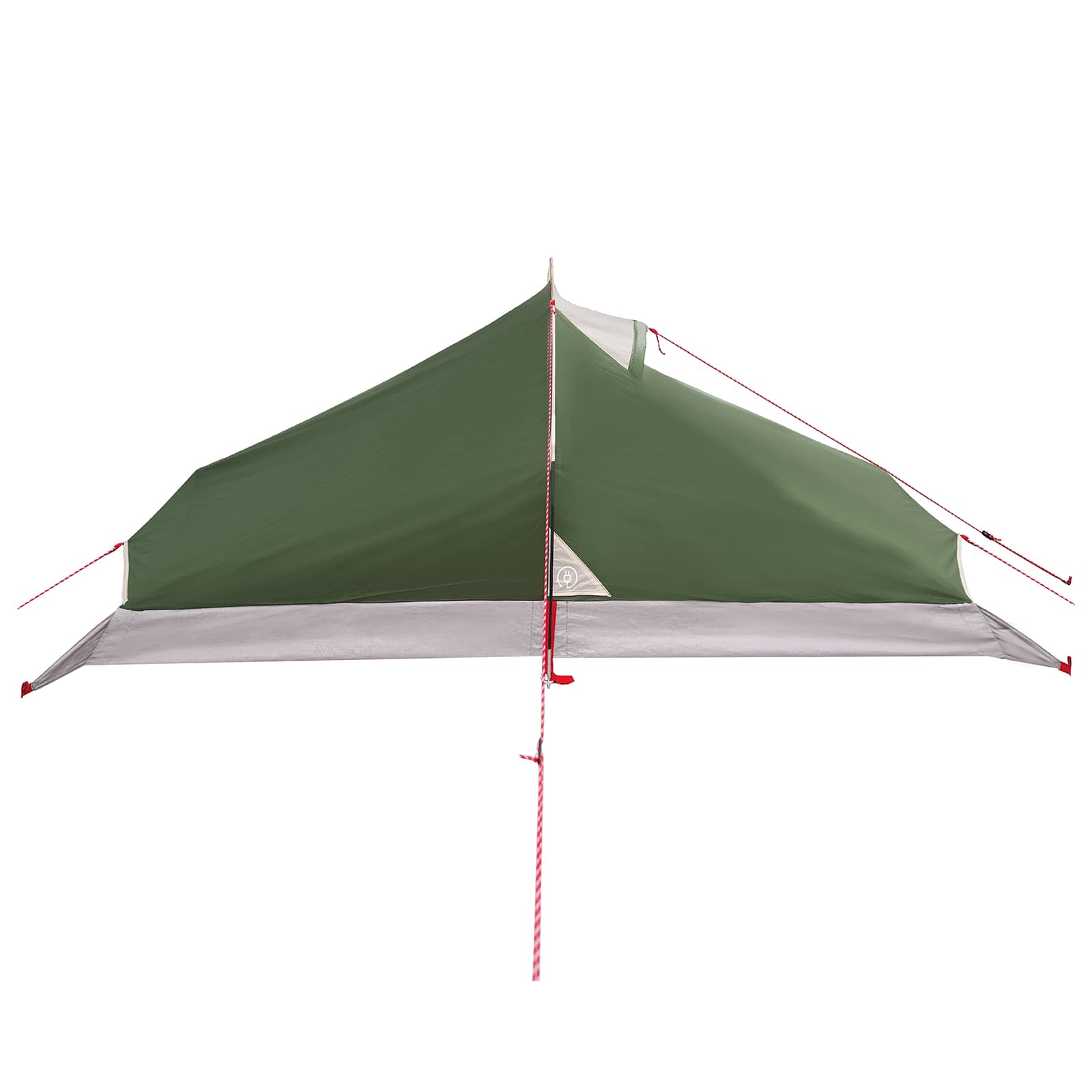 vidaXL Backpacking Tent Groen 4-persoons 185T Polyester met PU Coating