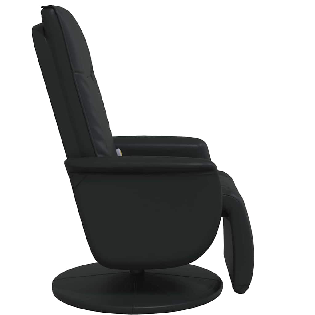 vidaXL Massage Recliner Stoel Zwart 71 x 90 x 105 cm Nep Leer
