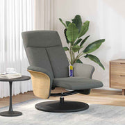 vidaXL Massage Recliner Stoel Donkergrijs 79 x 87 x 104.5 cm Stof