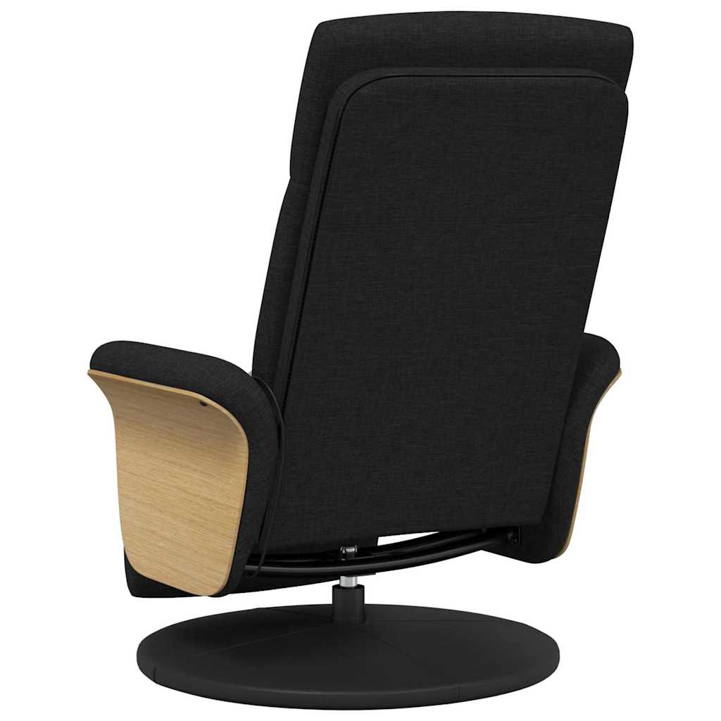 vidaXL Massage Recliner Stoel Donkergrijs 79 x 87 x 104.5 cm Stof