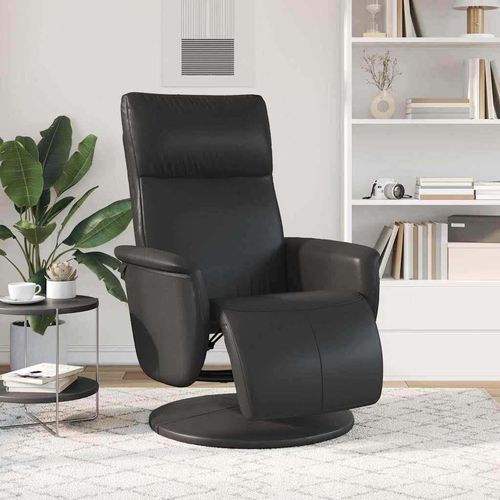 vidaXL Massage Recliner Stoel Zwart 71 x 90 x 105 cm Nep Leer