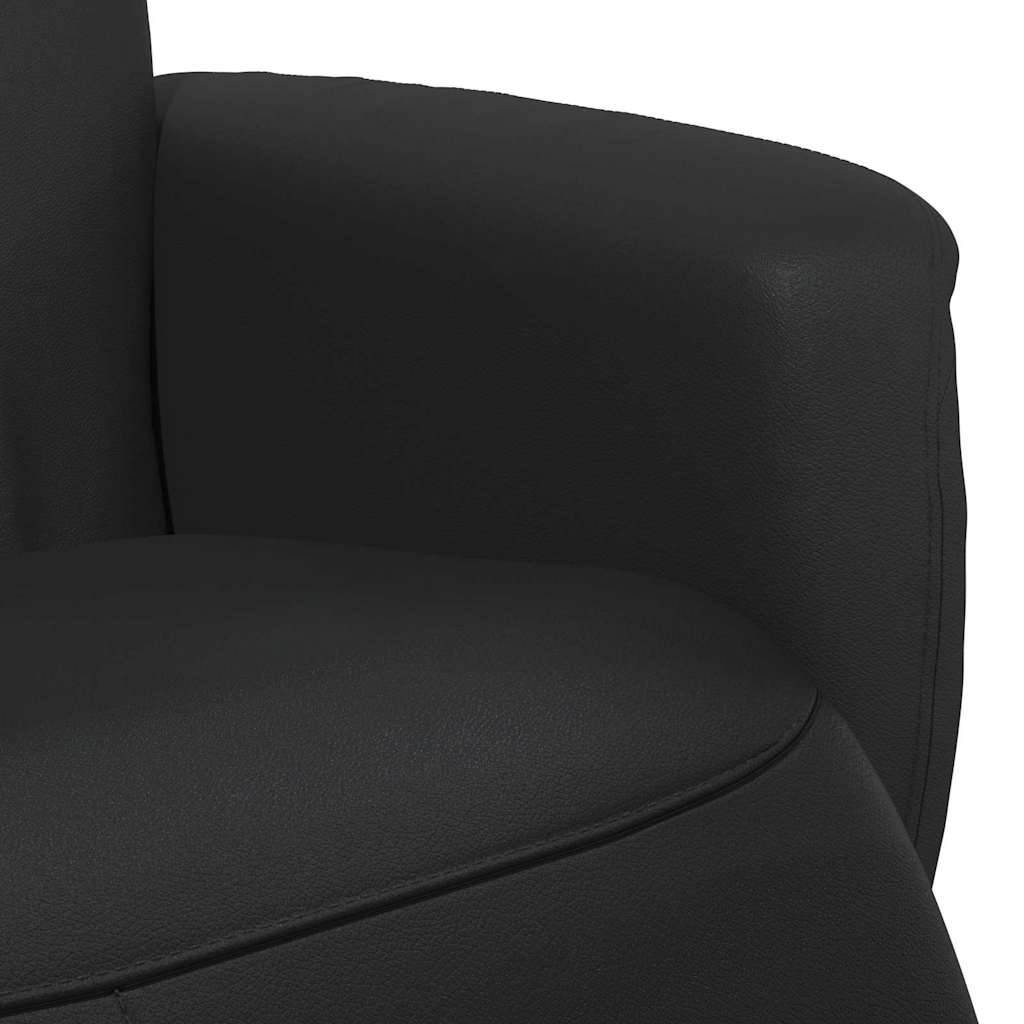 vidaXL Massage Recliner Stoel Zwart 71 x 90 x 105 cm Nep Leer